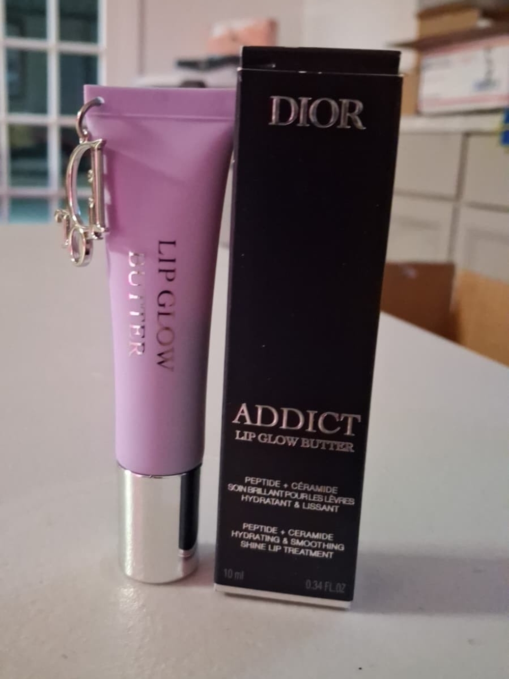 Dior Lip Glow Butter Tube in Lavender Pink
